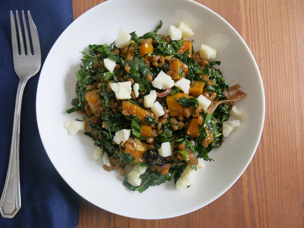 Winter Wheat Berry Salad