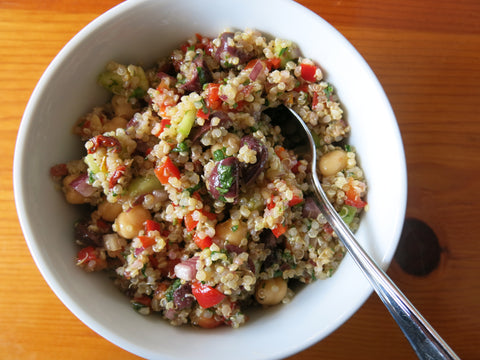 Mediterranean- Style Quinoa Salad