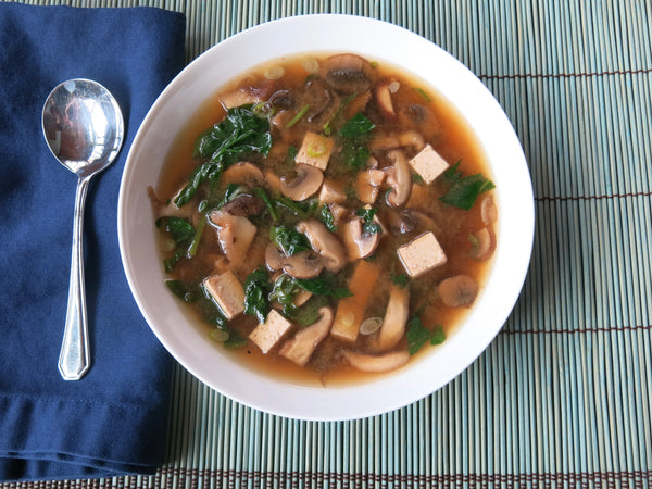 Gingery Mushroom and Miso Soup